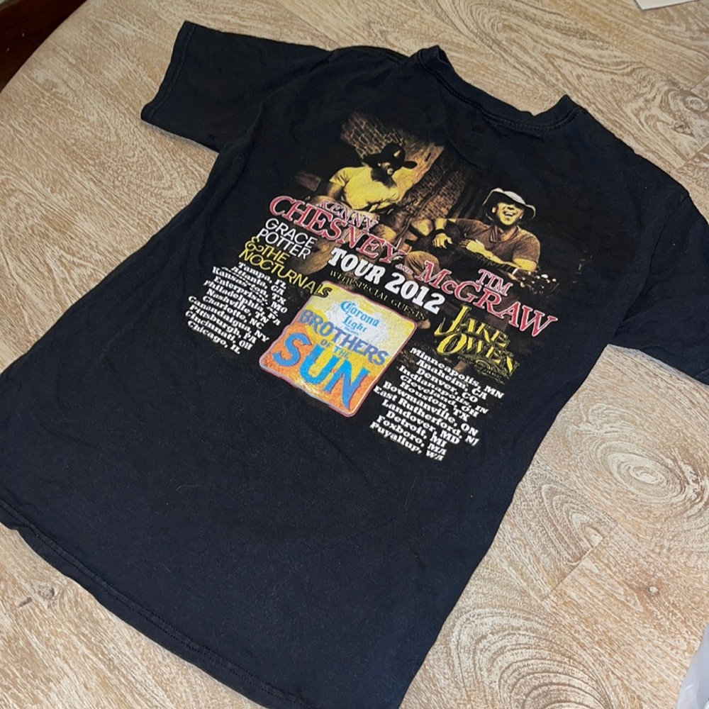 Kenny Chesney / Tim McGraw tour 2012 t-shirt